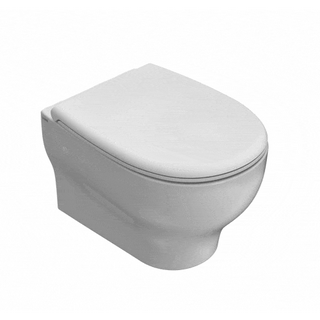 Globo Grace SENZABRIDA® Wall Hung Pan & Soft Close Seat - Gloss White - GRWHW