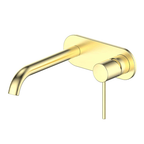 Greens Reason Wall Basin Mixer - Brushed Brass - 184025216