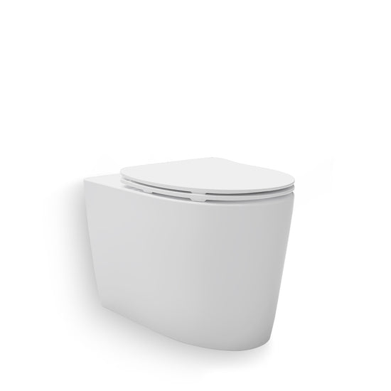 Kohler Grande Rimless Wall Faced Toilet - Slim Seat - 22640A-SLS-0