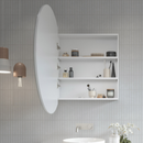 Timberline Havana Shaving Cabinet 600mm - Classic White Interior