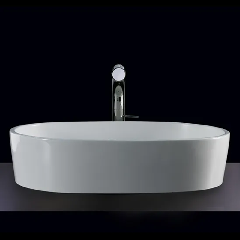 Victoria + Albert Ios 54 Above Counter Basin - Gloss White - VB-IOS-54-NO