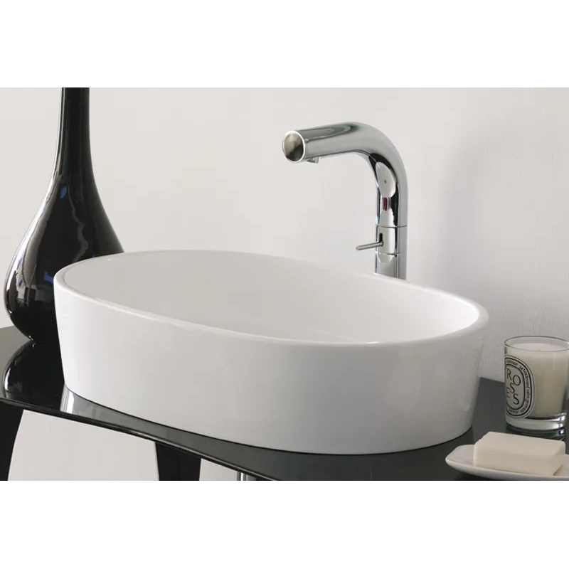 Victoria + Albert Ios 54 Above Counter Basin - Gloss White - VB-IOS-54-NO