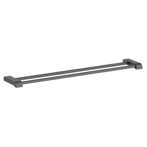 Gareth Ashton Park Avenue Adjustable Double Towel Rail 760mm – Gun Metal