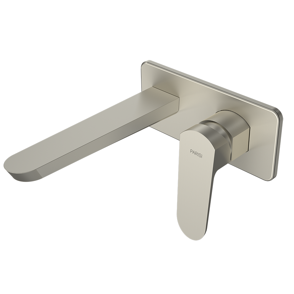 Parisi Loom Wall Mixer 180mm - Brushed Nickel - LO.01-2L180.41