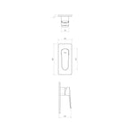 Parisi Loom Wall Mixer - Fucile - LO.05L.50