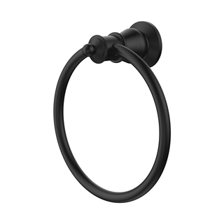 Fienza Lillian Towel Ring Matte Black - 81002B