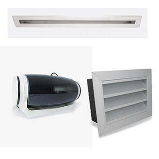 Expella 780mm Linear Slot Diffuser Silent Exhaust Kit - 1LSG780B + 1406220