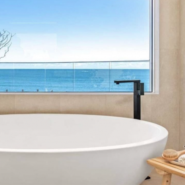 Pietra Bianca Maddison 1800mm Freestanding Bath - Coco Brown - PB4091-CB