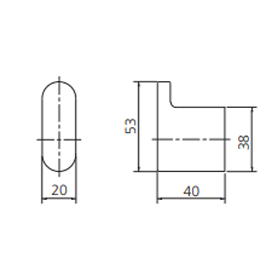 Oliveri Madrid Robe Hook - Matte Black - MA854-C3MB