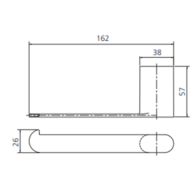 Oliveri Madrid Toilet Roll Holder - Matte Black - MA855DC3MB
