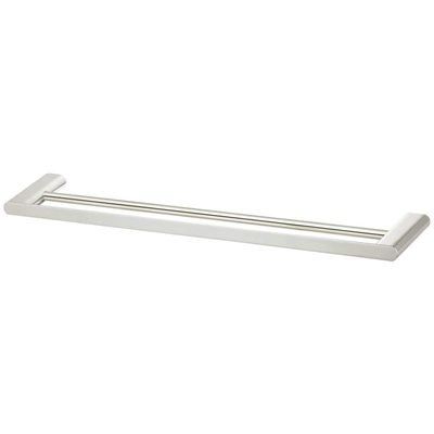Oliveri Madrid Double Towel Rail 650mm - Brushed Nickel