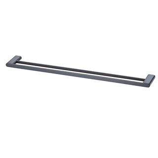 Oliveri Madrid Double Towel Rail 800mm - Matte Black - MA830BC3MB