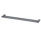 Oliveri Madrid Double Towel Rail 650mm - Matte Black - MA824EC3MB