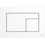 TECEvelvet Flush plate - Matte White - 9.240.735