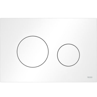 TECEloop ABS Flush Plate - Matte White - 9.240.926