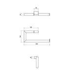 Parisi Linfa Towel Ring - Chrome - NE035