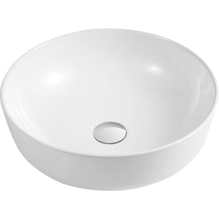 Oliveri Naples Counter Top Circular Basin - Gloss White NA3771
