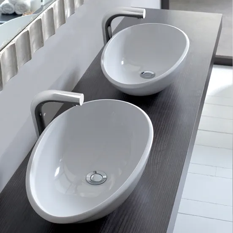 Victoria + Albert Napoli 57 Above Counter Basin - Matte White - VB-NAP57M-SM-NO