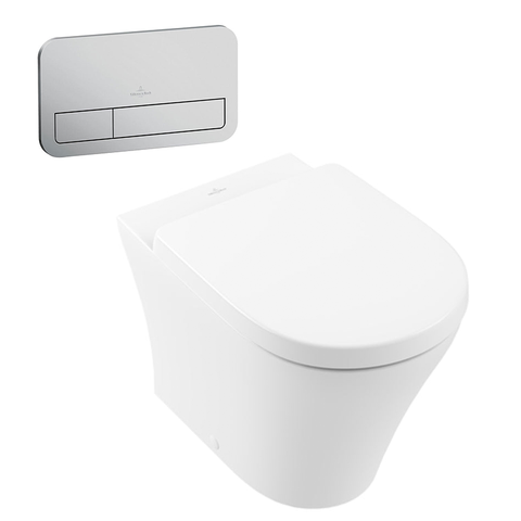 Villeroy & Boch O.Novo 2.0 Wall Faced Toilet Package includes Villeroy & Boch Cistern