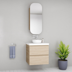 Timberline Oxbow Wall Hung Vanity with SilkSurface Top & Basin 1200mm - OXBV1200CSSAW