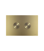 Parisi Pneumatic Twin Button Set - Brushed Brass - PA247