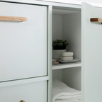 Marquis Palm Wall Hung Vanity with Symphony Top & Basin - 750mm - Palm 2