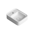 Parisi Cameo Bench Basin 500x400 - 1 Tap Hole - Matte White - VA291.01