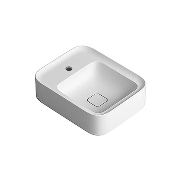 Parisi Cameo Bench Basin 500x400 - 1 Tap Hole - Matte White