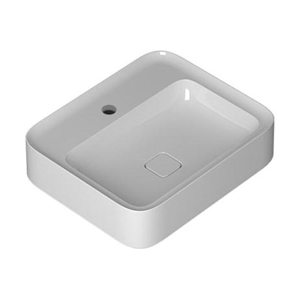 Parisi Cameo Bench Basin 600x500 - 1 Tap Hole - Gloss White