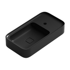 Parisi Cameo Bench Basin 750x400 - 1 Tap Hole - Gloss Black - VA311.02