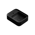 Parisi Cameo Wall Basin 500x400 - 1 Tap Hole - Matte Black - VA291/S.22