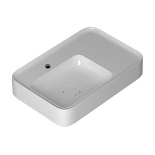 Parisi Cameo Wall Basin 750x500 - 1 Tap Hole - Gloss White - VA331/S