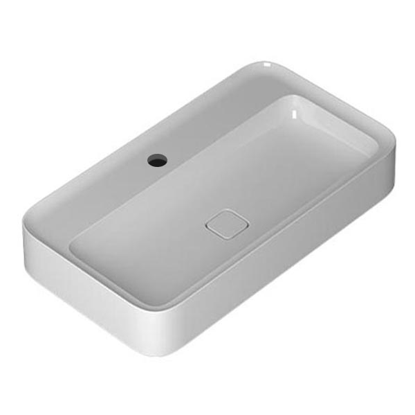 Parisi Cameo Wall Basin 900x500 - 1 Tap Hole - Gloss White