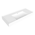 Parisi Twenty 120 Centre Bowl Bench Basin - No Tap Hole - Gloss White - TC201210