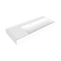 Parisi Twenty 120 Right Bowl Wall Basin - No Tap Hole - Gloss White - TC201220/S