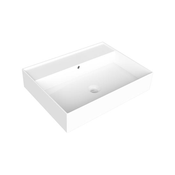 Parisi Twenty 60 Full Bowl Bench Basin - No Tap Hole - Gloss White - TC20600