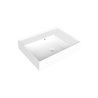 Parisi Twenty 60 Left Bowl Bench Basin - No Tap Hole - Gloss White - TC20630