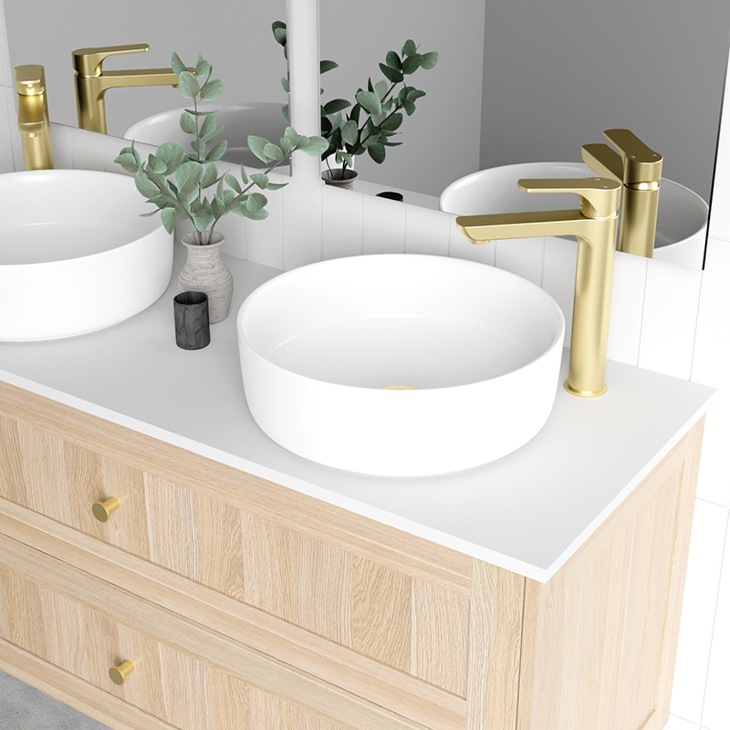 Marquis Pier Wall Hung Vanity with Symphony Top & Basin - 900mm - Pier 3