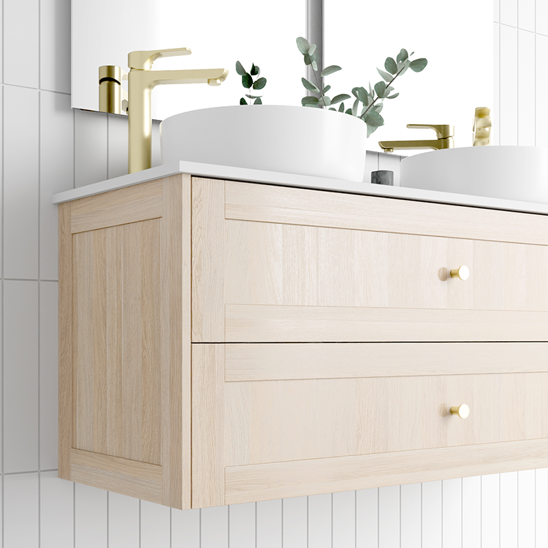 Marquis Pier Wall Hung Vanity with Symphony Top & Basin - 1800mm