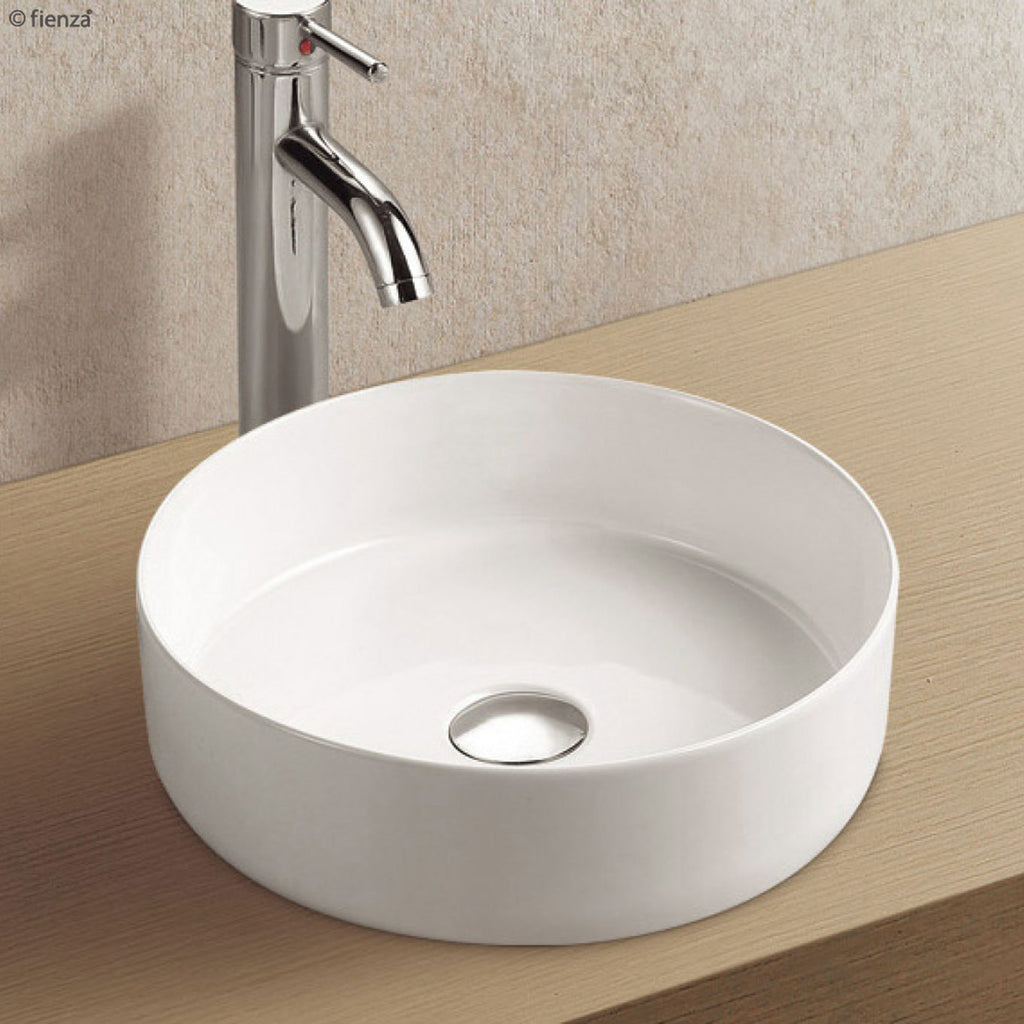 Fienza Reba Above Counter Basin - Gloss White - RB3134