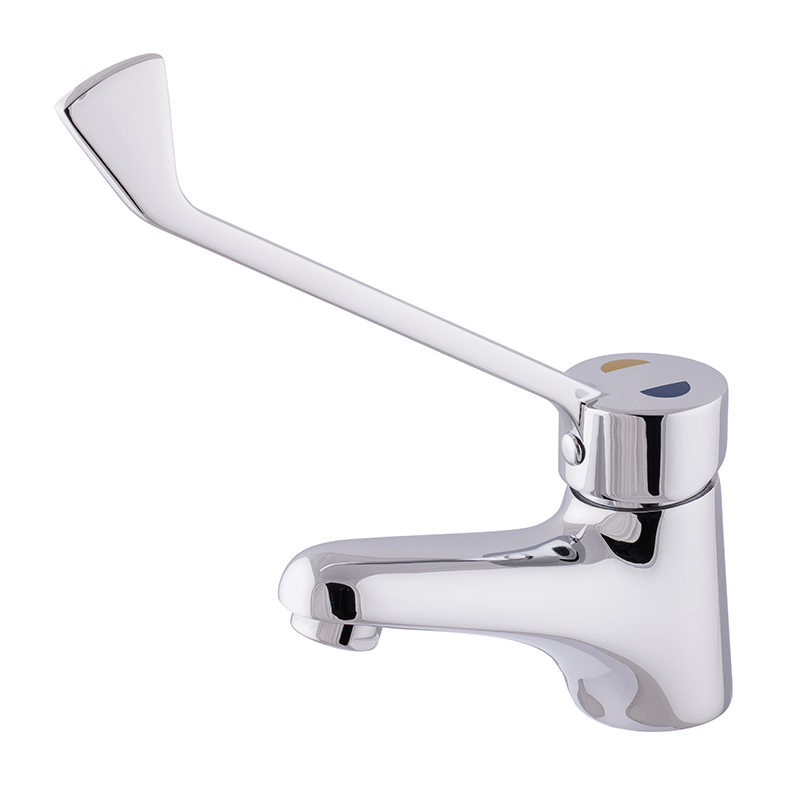 Gentec Rebel Single Lever CARE Basin Mixer w/Extended 200mm Handle - Chrome