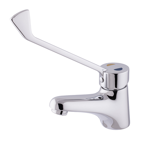 Gentec Rebel Single Lever CARE Basin Mixer w/Extended 200mm Handle - Chrome