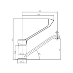 Gentec Single Lever CARE Sink Mixer - REB3500D