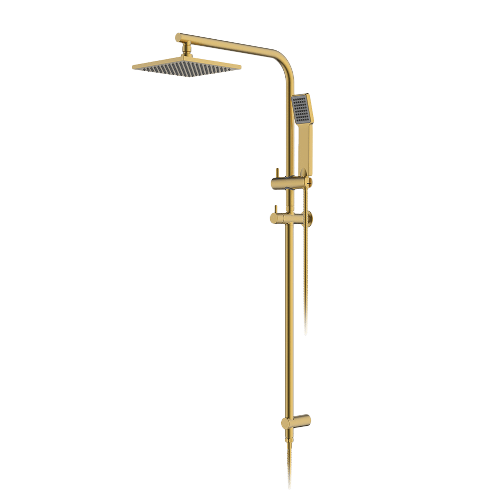 Gareth Ashton Arch Rain & Hand Shower ensemble – Brushed Brass