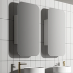 Cassa Design Rectangle Matte White Shaving Cabinet - REC9045MW