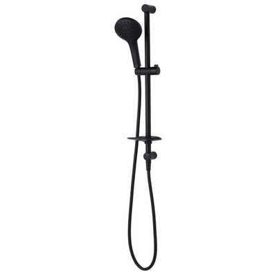 Oliveri Rome Hand Shower with Rail - Matte Black - RO147013MB