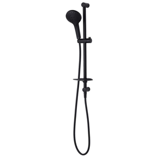 Oliveri Rome Hand Shower with Rail - Matte Black - RO147013MB