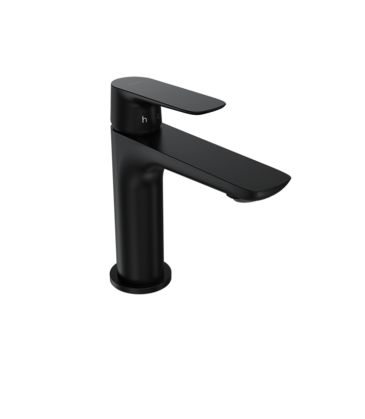Parisi Slim II Basin Mixer - Matte Black - S2.01-1H.02