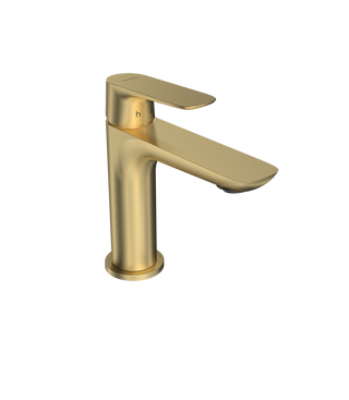 Parisi Slim II Basin Mixer - Brushed Brass - S2.01-1H.46