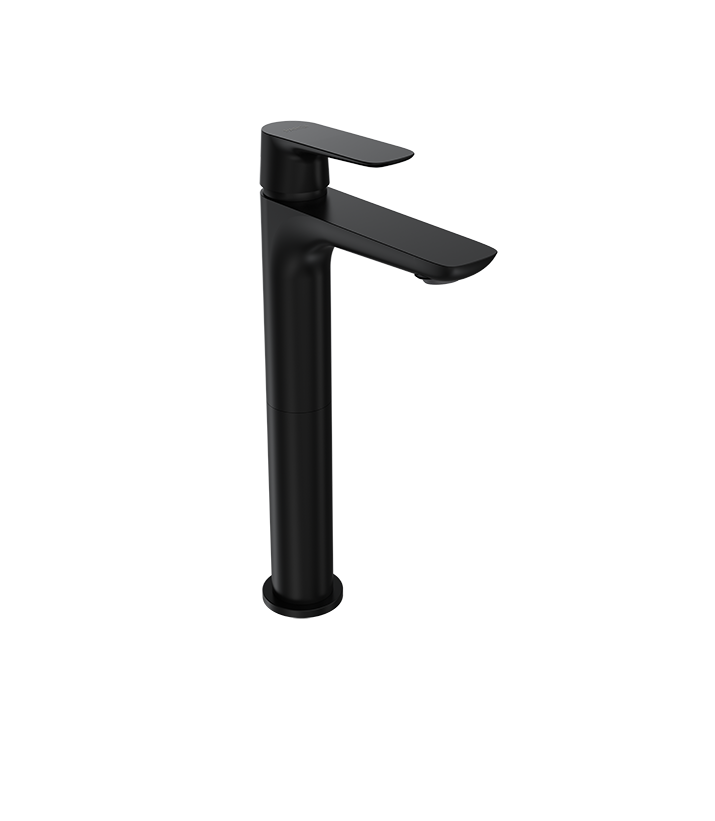 Parisi Slim II High Basin Mixer - Matte Black - S2.01-1HH120.02